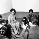 علیاحضرت شهبانو در گفتگو با خبرنگاران