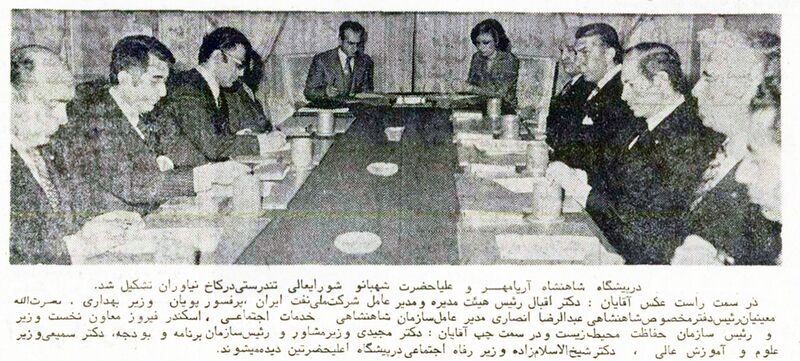 پرونده:ShahanshahHealthSupremeCouncilMeeting2Dey1354.jpg